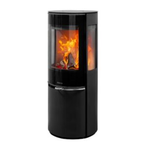 Aduro 22.5 Lux Wood Stove Black - 113x44x40.3
