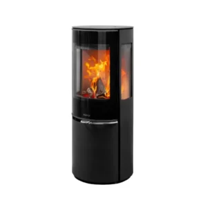 Aduro 22.5 Lux Brændeovn Sort - 113x44x40,3