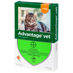 Advantage Vet 10 % Kat 0-4 Kg (4x4 ml)