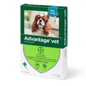 Advantage for on Vet hund, 4-10 kg