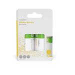Alkaline batteri D | 1.50 V | Alkaline | D / MN1300 / MX1300 / 13A / 12000 | Antal batterier: 2 stk. | Blister | LR20 | Grøn / Gul