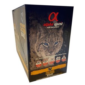 Alpha Spirit Cat Chicken Snack, 16 x 35g STORKØB