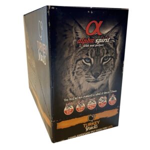 Alpha Spirit Cat Turkey Snack, 16 x 35g STORKØB