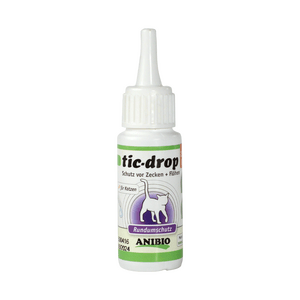 Anibio Tic Drop mod lopper og flåter hos katte - 30 ml