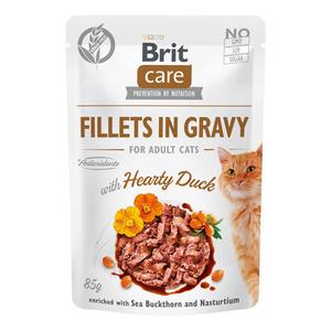 Brit Care Cat vådfoder m. andefilet i sovs - 85 g.