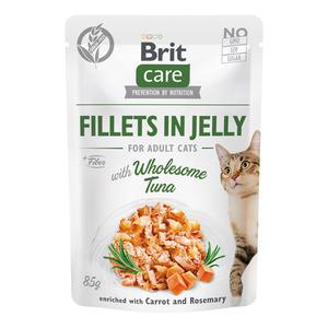 Brit Care Cat vådfoder m. tun i gele - 85 g.