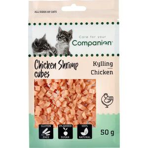 Companion Cat Shrimp Cubes, kylling - 50 g