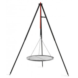Cook King 160 cm trefodsgrill med 60 cm grillrist i rustfrit stål