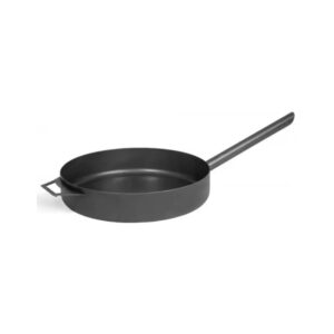 Cook King 50 cm stålpande med langt håndtag