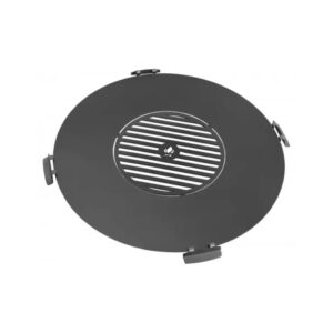 Cook King 82 cm grillplade til havebålfad med 40 cm grillrist og 4 håndtag