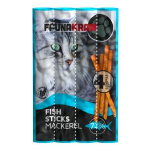 Faunakram cat sticks m. makrel - 4 stk.