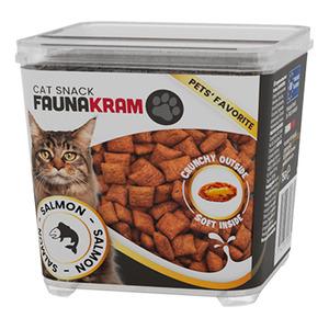Faunakram godbidder til kat m. laks - 75 g.
