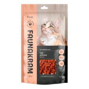 Faunakram godbidder til kat m. laks & tranebær - 100 g.