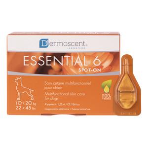 Nextmune Essential 6 Spot-on, hudpleje til hunde - 10-20 kg. - 4x1,2 ml.
