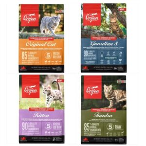 Orijen Deluxe Tastepack - 4 varianter luksus måltider til voksne katte