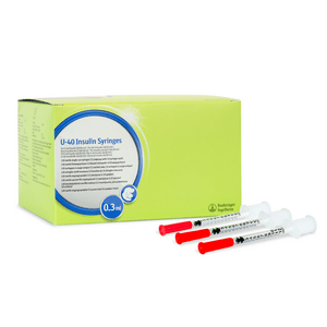 Prozinc U-40 Insulin Syringes 0,3 ml. - 120 stk.
