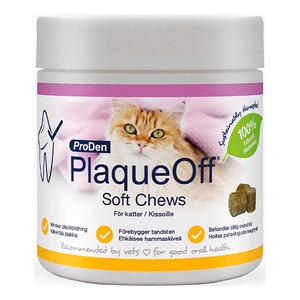 Swedencare PlaqueOff Softchews tyggetabletter til kat - 120 stk.