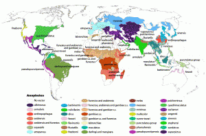 Malariamygs udbredelse i verden